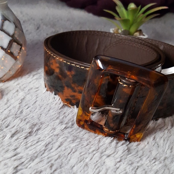 xhileration Accessories - NWT XHILERATION tortoise shell belt